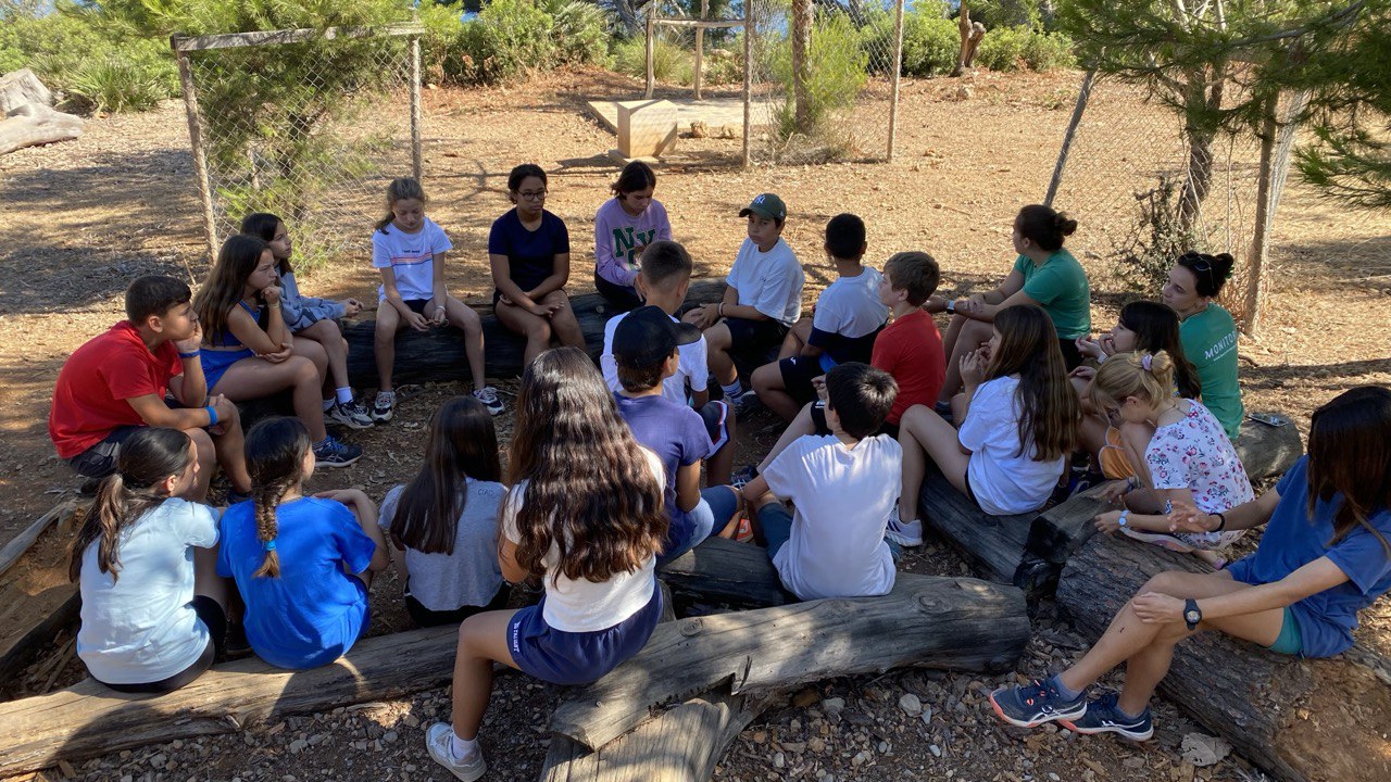 Campaments d'estiu a la Victòria del Consell de Mallorca.