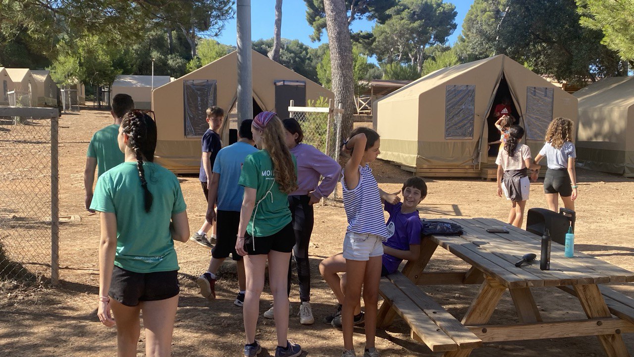 Campamentos de verano en la Victòria del Consell de Mallorca.