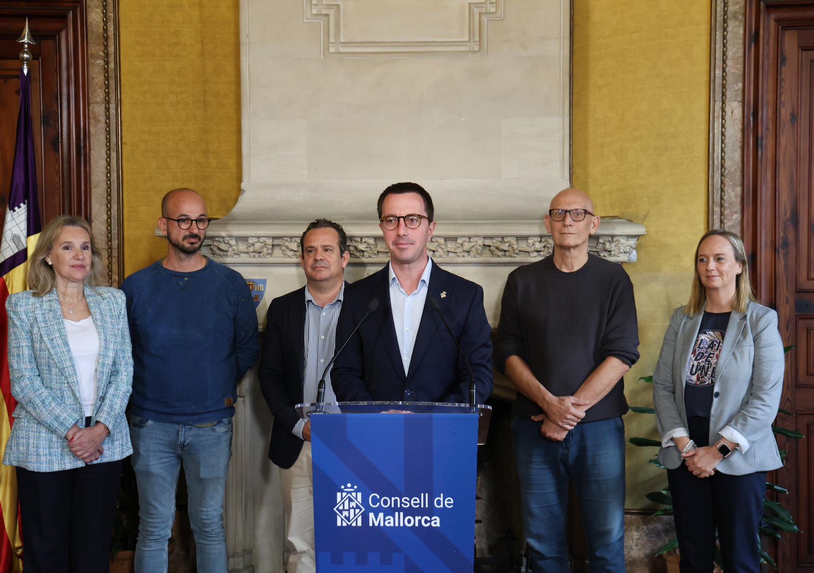 Firma del convenio entre el Consell de Mallorca y 3 Salut Mental.