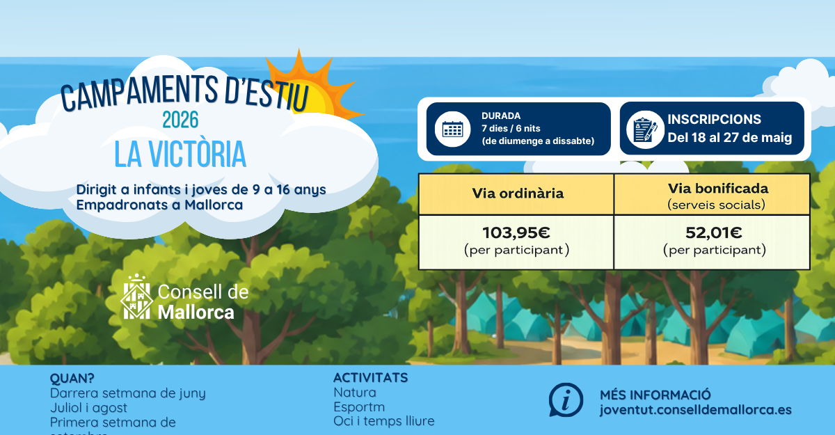 Campaments d'estiu 2025